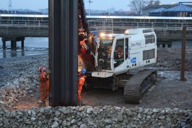 Dew Piling gets to work at the London Tideway Tunnels – Lee Tunnel Project