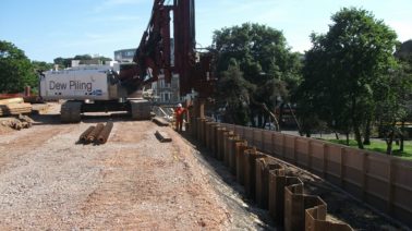 Dew Piling completes contract for Morgan Sindall in Bournemouth