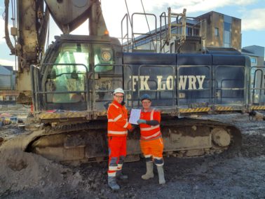 FK Lowry Site Supervisor Wins Quarterly HSEQ Award